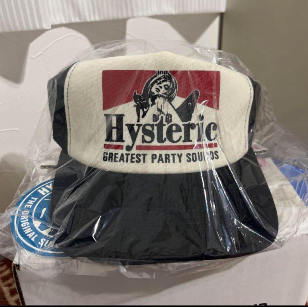 新品 ヒステリックグラマー　GUITAR GIRL メッシュキャップ ブラック*
