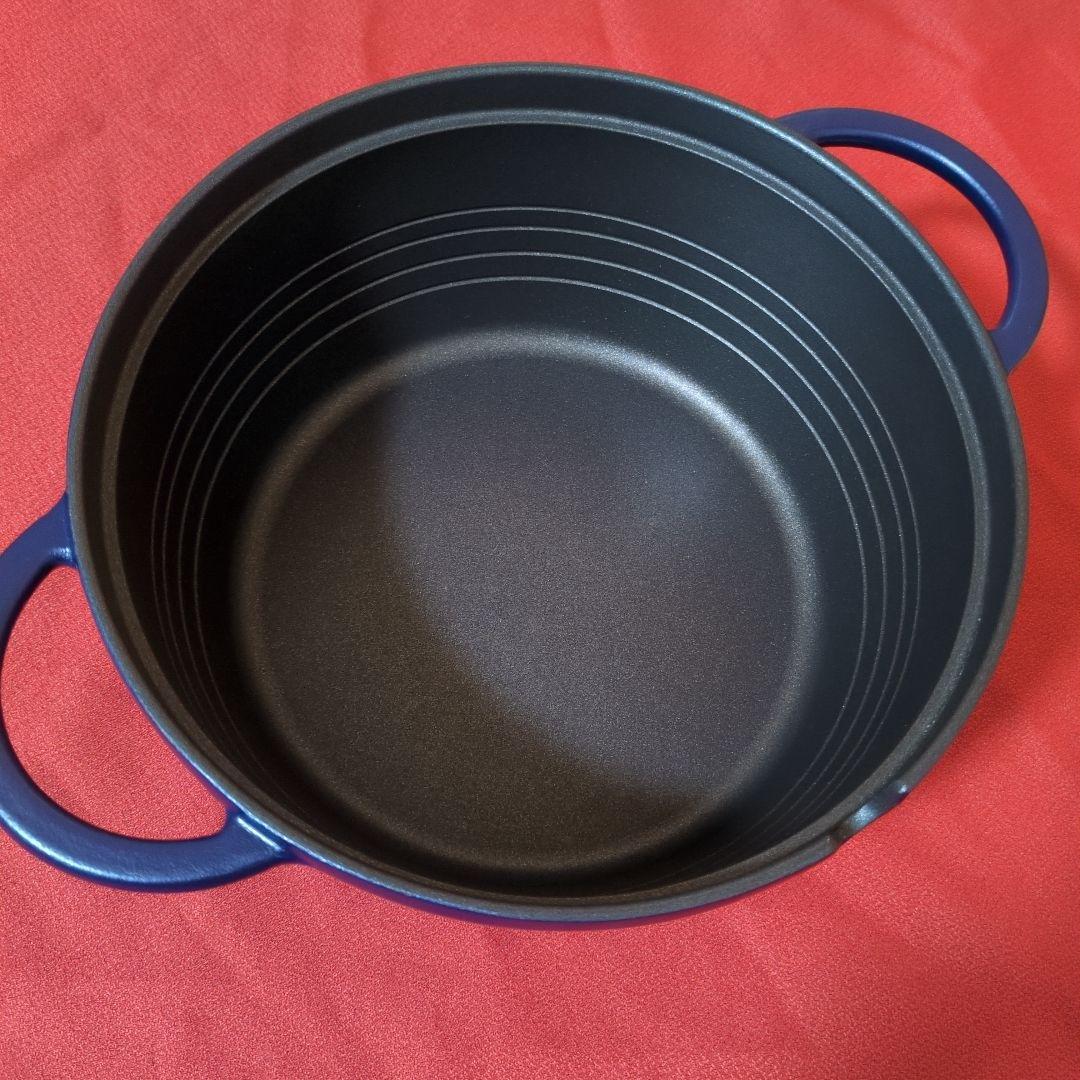 栗原はるみ　うまみ鍋　22cmネイビー　万能鍋