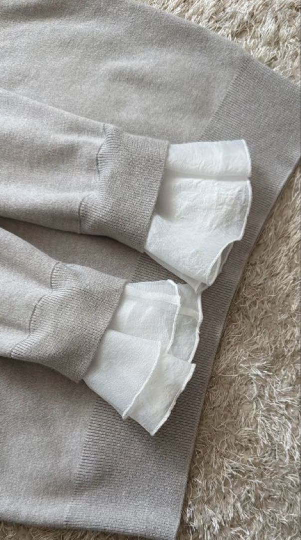 最終SALE【UNITED ARROWS】 オーガンジーラッフルフリル 4WAY