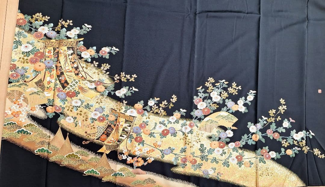 着物リメイクワンピース3607