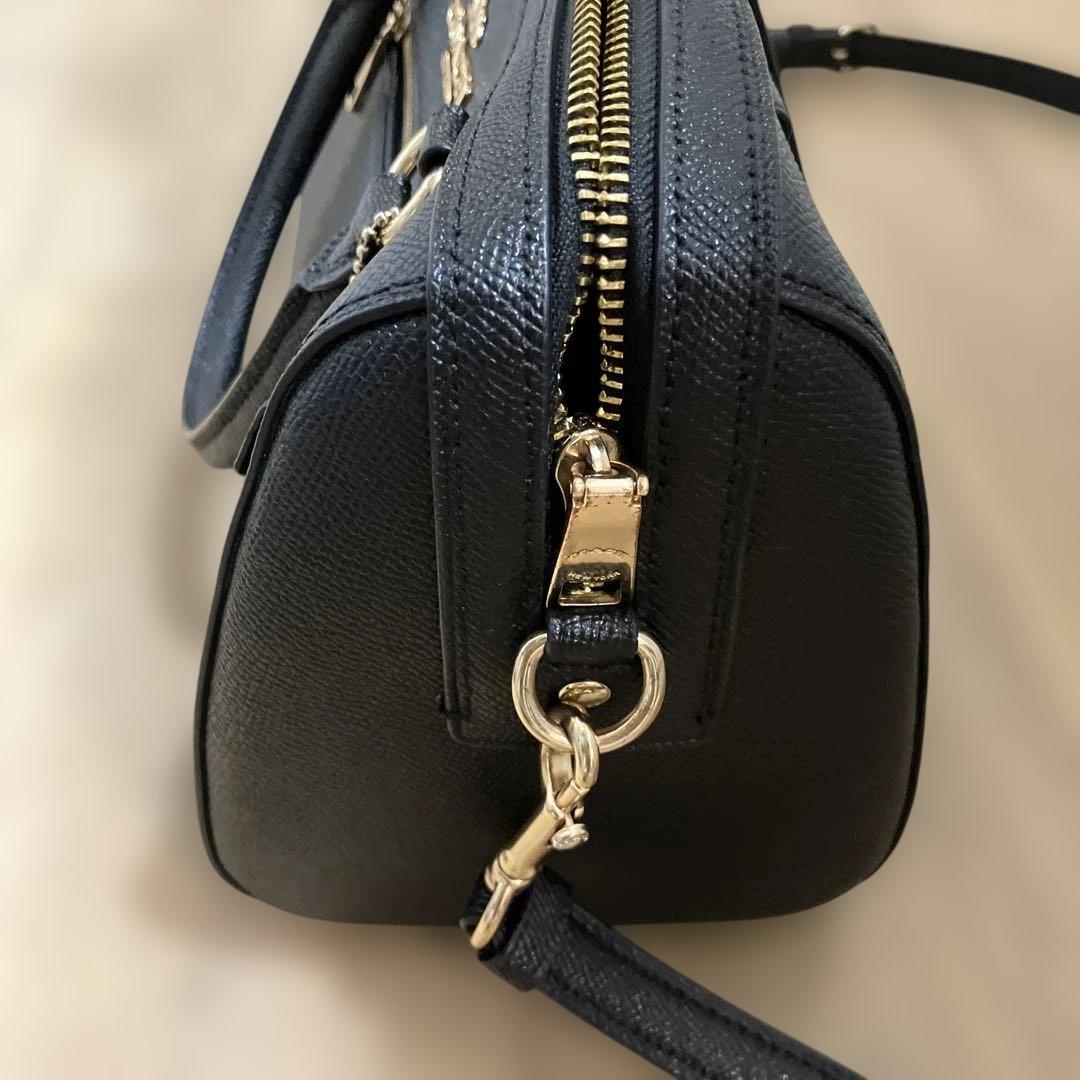 COACH ボストンバッグ コーチ レザー ブラック