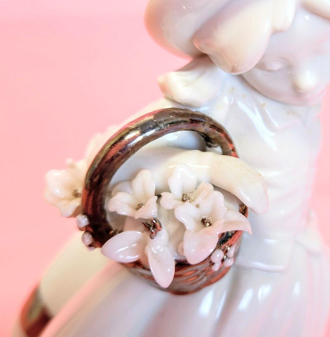 相原百合子リヤドロ【未使用・箱栞付き】《甘い花の香り》7036 〚リデコ〛