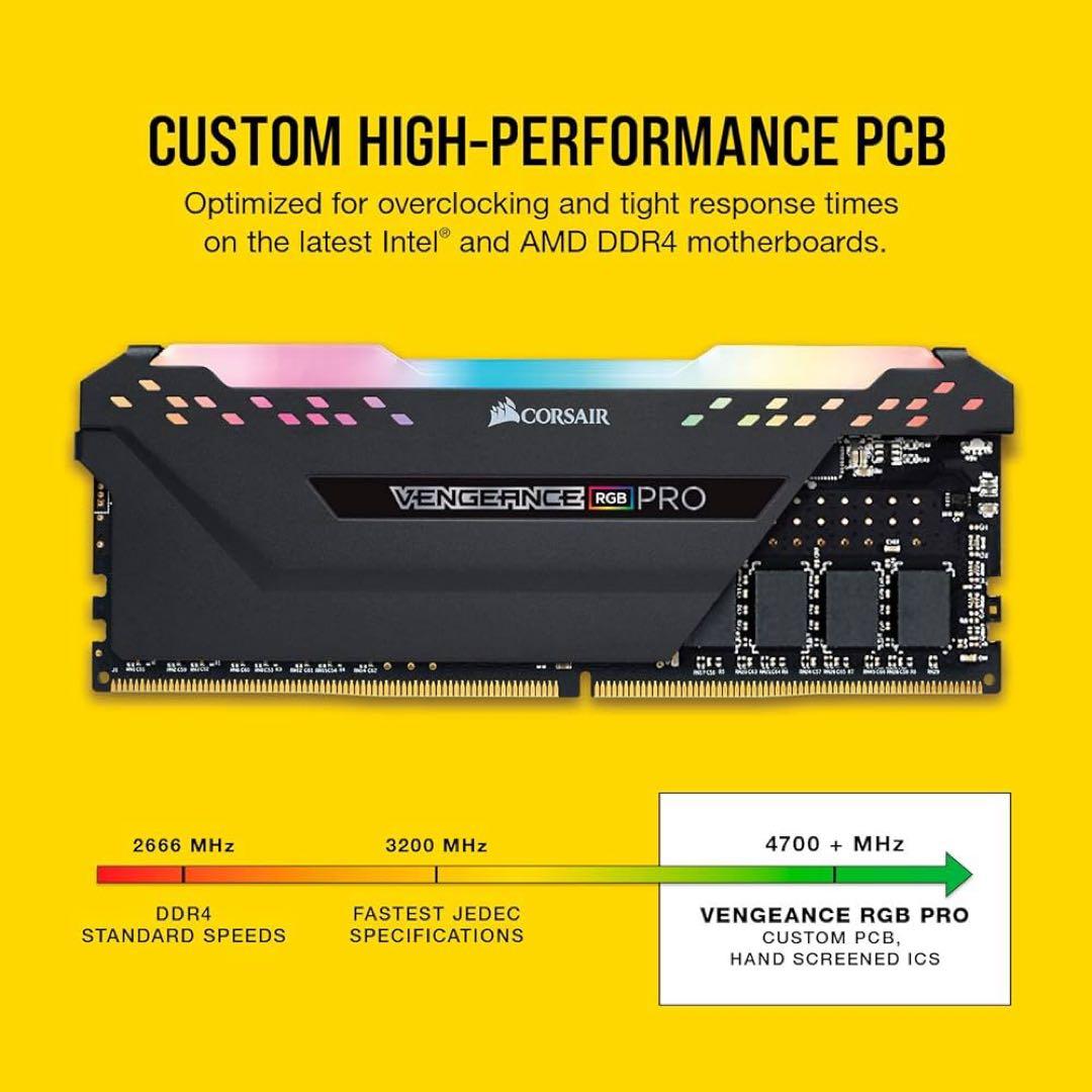 CORSAIR DDR4-3600MHz メモリ VENGEANCE 16GB