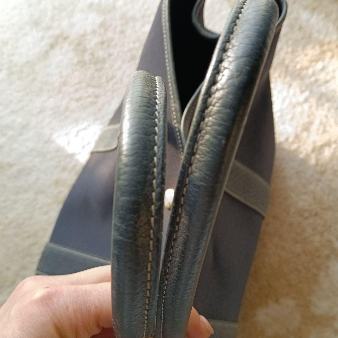 みなみ エルメスpmガーデンパーティーネイビー　 トートバッグ