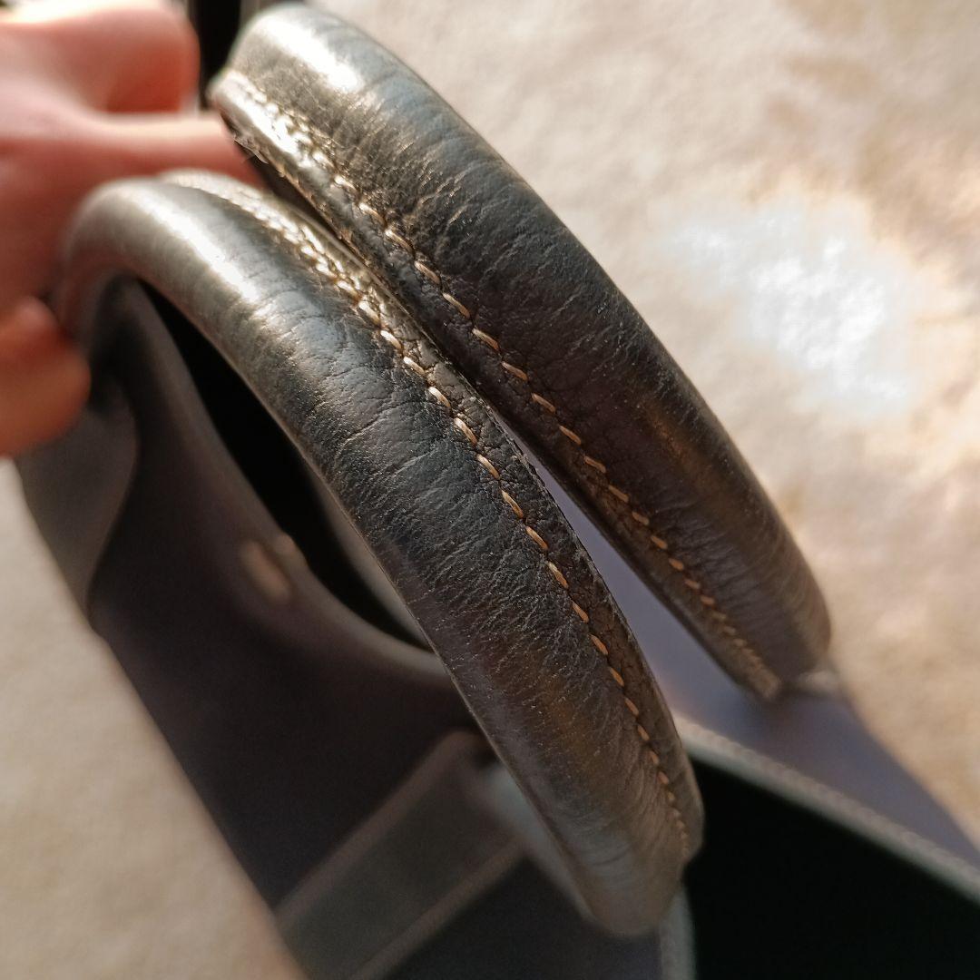 みなみ エルメスpmガーデンパーティーネイビー　 トートバッグ