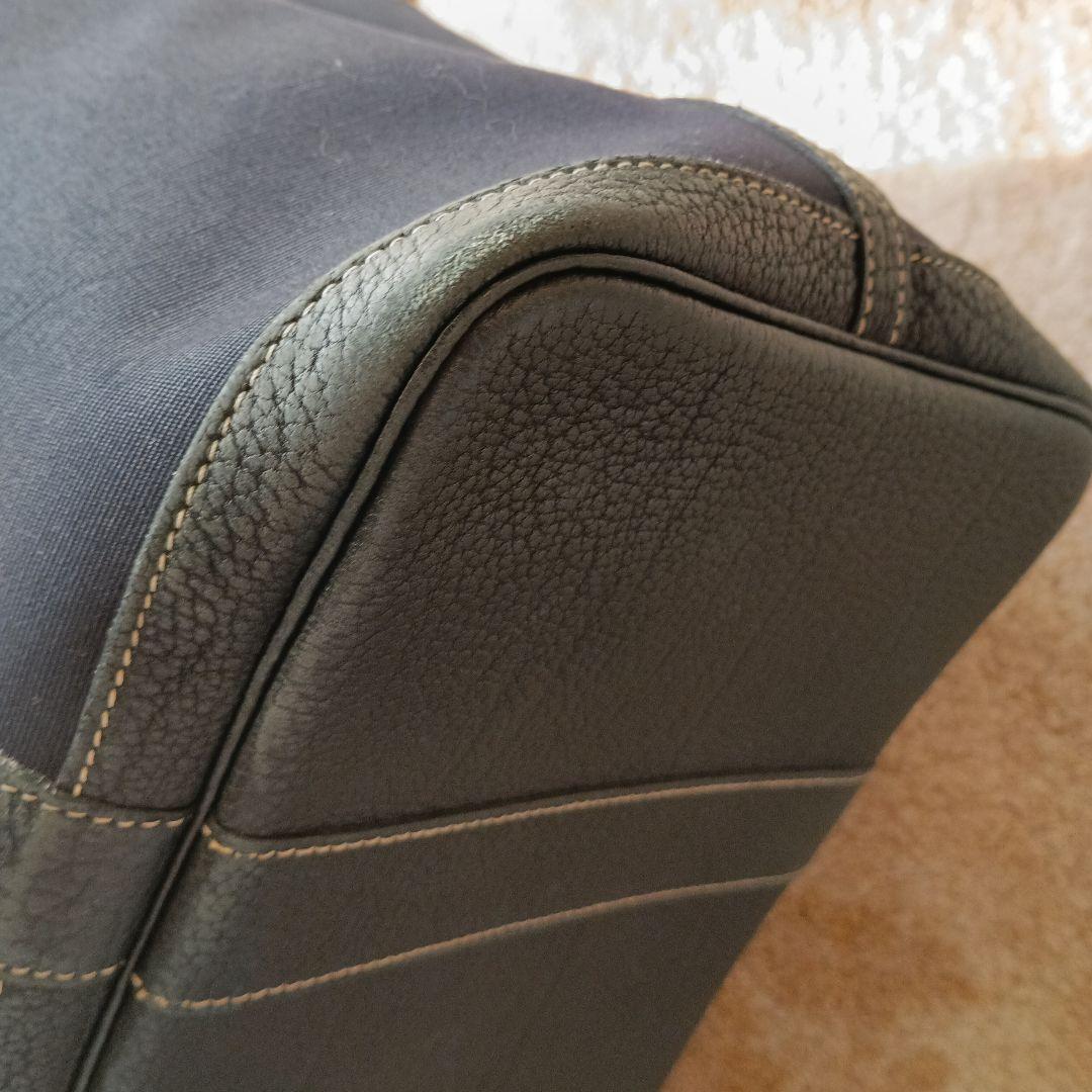 みなみ エルメスpmガーデンパーティーネイビー　 トートバッグ