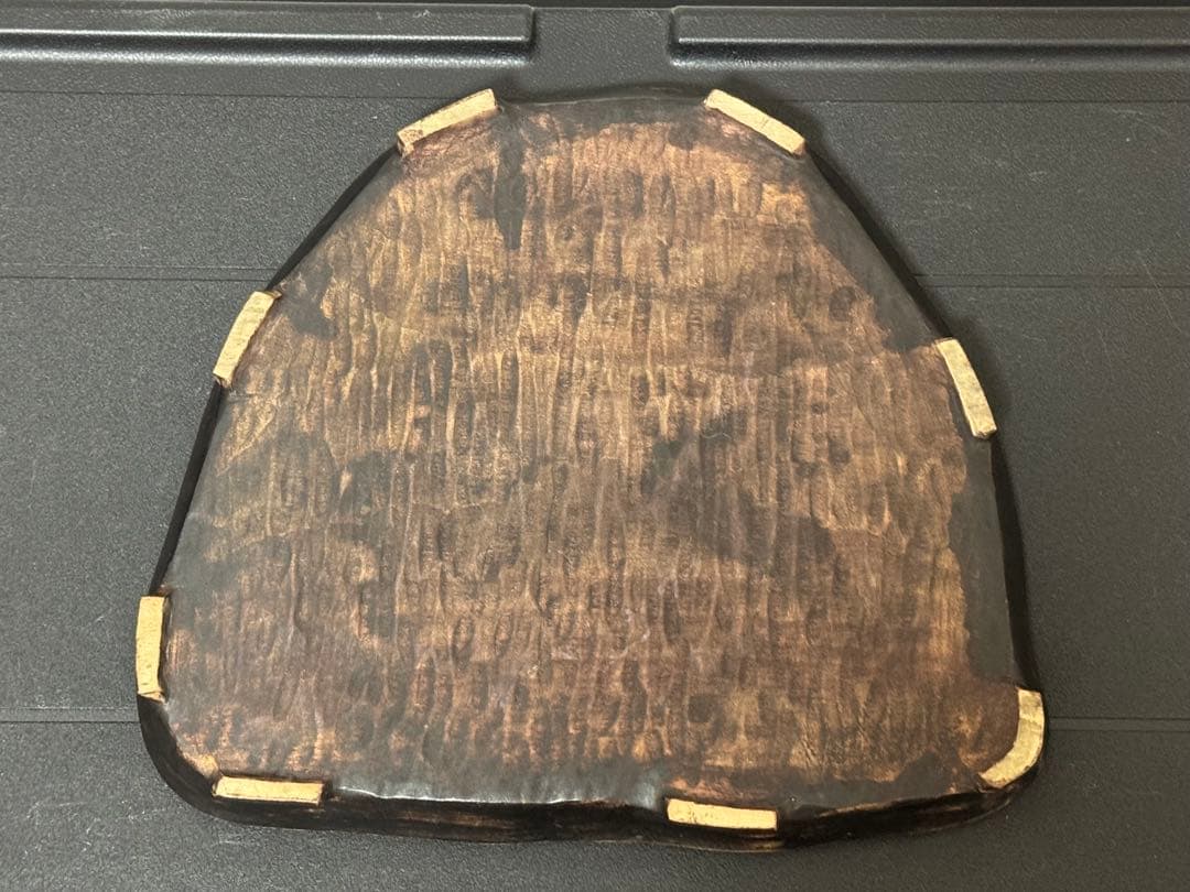 特大 神居古潭石 神居古潭 鑑賞石 真黒石 黒石 水石 自然形状 台座付き