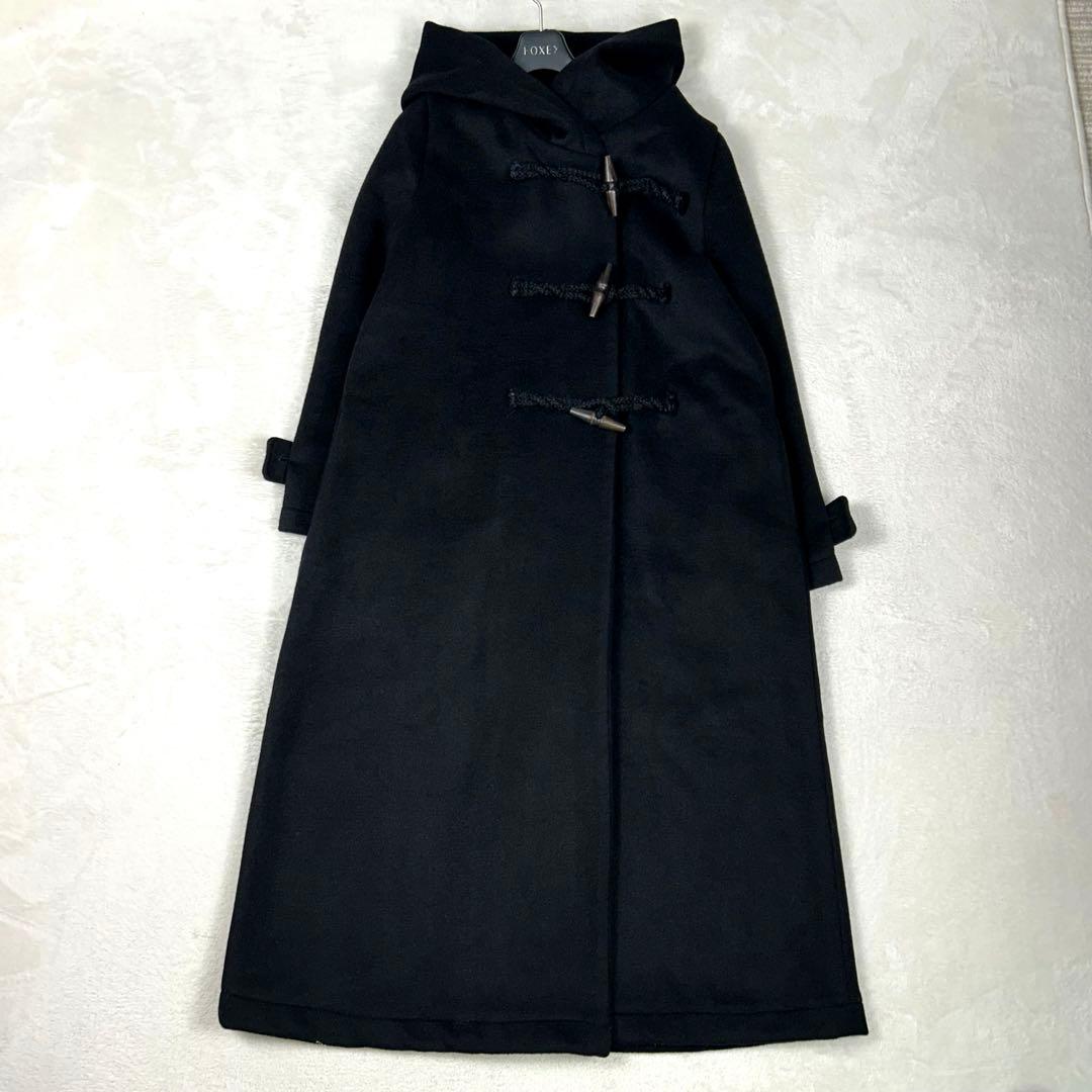 人気♡ミズイロインド ダッフルコート ダブルフェイス フード トグル マキシ丈