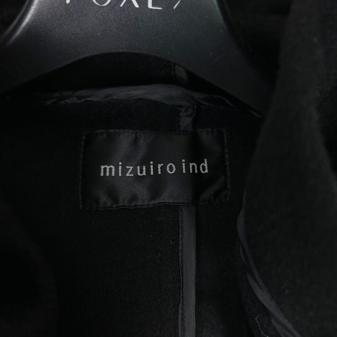 人気♡ミズイロインド ダッフルコート ダブルフェイス フード トグル マキシ丈