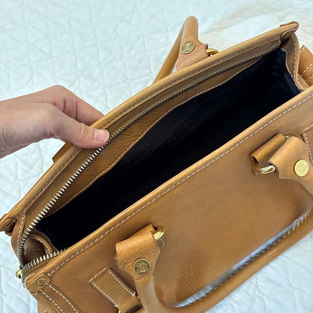 セリーヌ　ハンドバッグ 編み込みハンドル