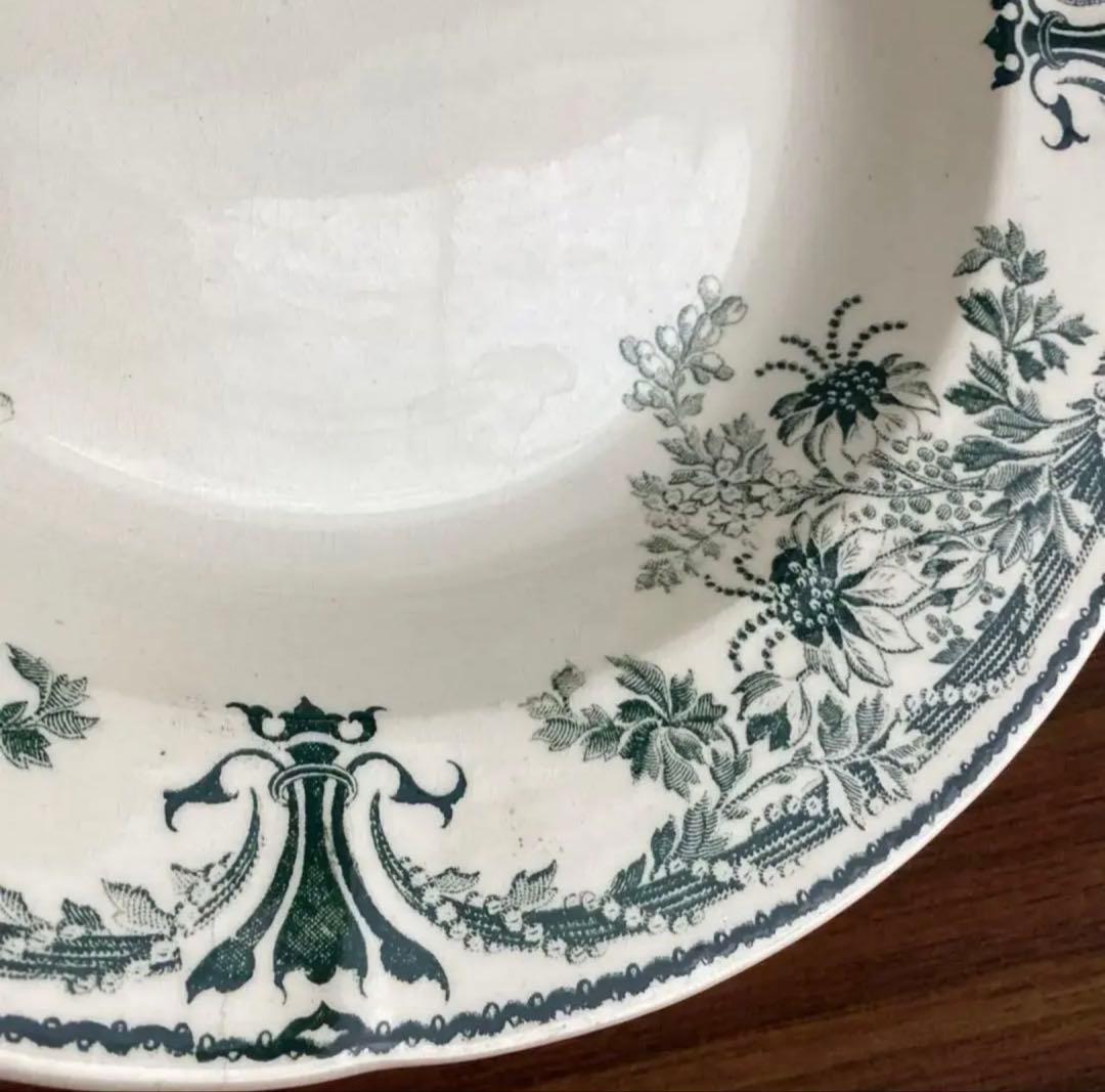 フランスアンティーク ♧ サルグミンヌ ♧ モリエール 24cm 深皿②