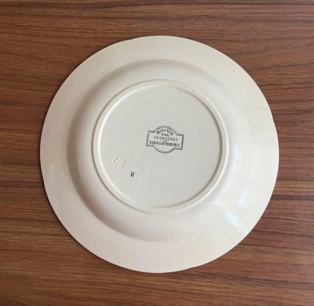 フランスアンティーク ♧ サルグミンヌ ♧ モリエール 24cm 深皿②
