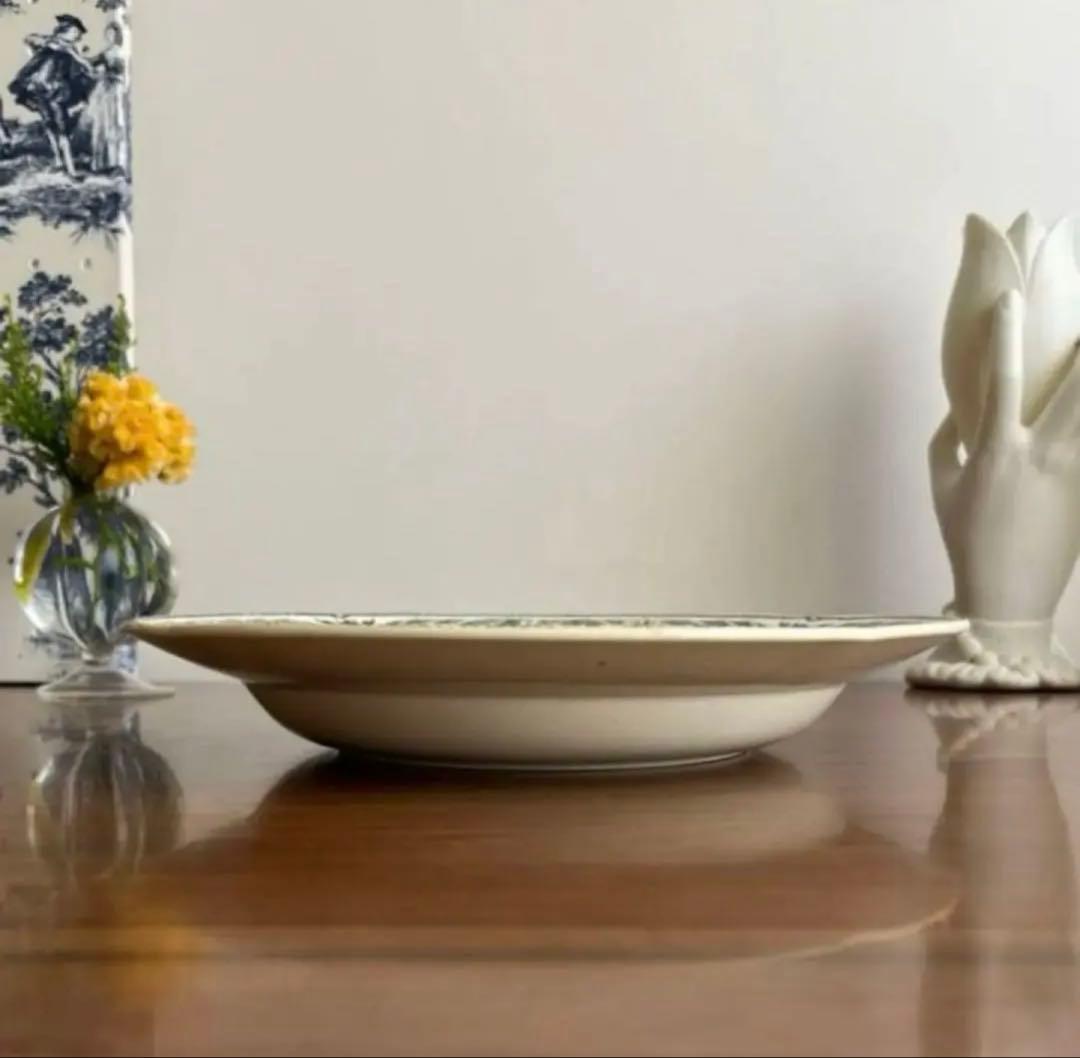 フランスアンティーク ♧ サルグミンヌ ♧ モリエール 24cm 深皿②