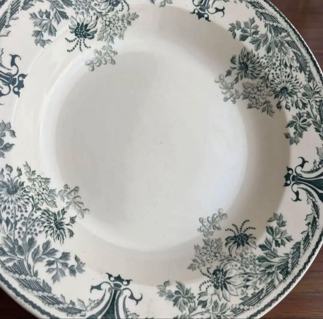 フランスアンティーク ♧ サルグミンヌ ♧ モリエール 24cm 深皿②