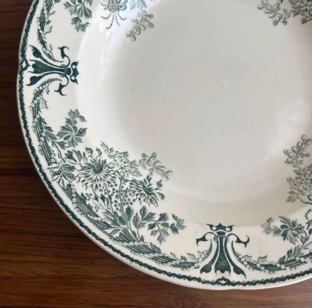 フランスアンティーク ♧ サルグミンヌ ♧ モリエール 24cm 深皿②