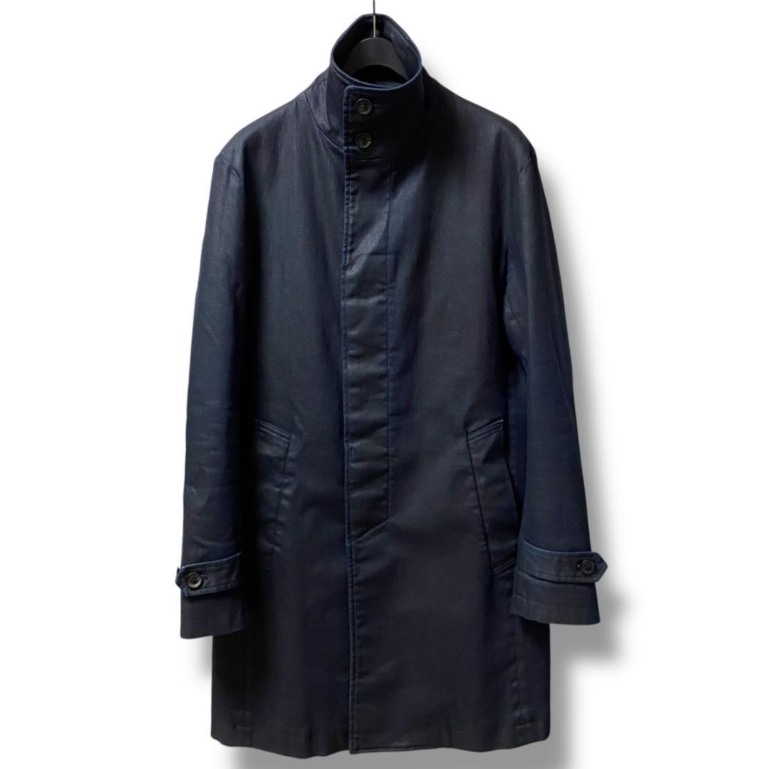 Junhashimoto　ジュンハシモト　スタンドカラーコート　ラップコート