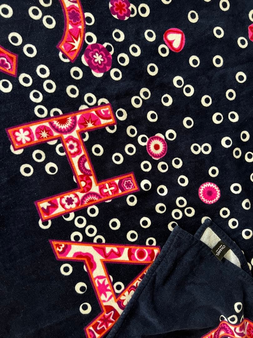 CHANEL シャネル ロゴ ビーチタオル ソファーカバー 140x170cm