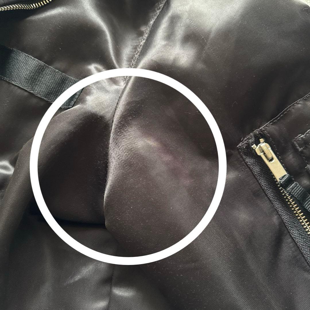 GAP【XL相当】B-15 ボア付き MA-1 y2k 黒／フライトジャケット