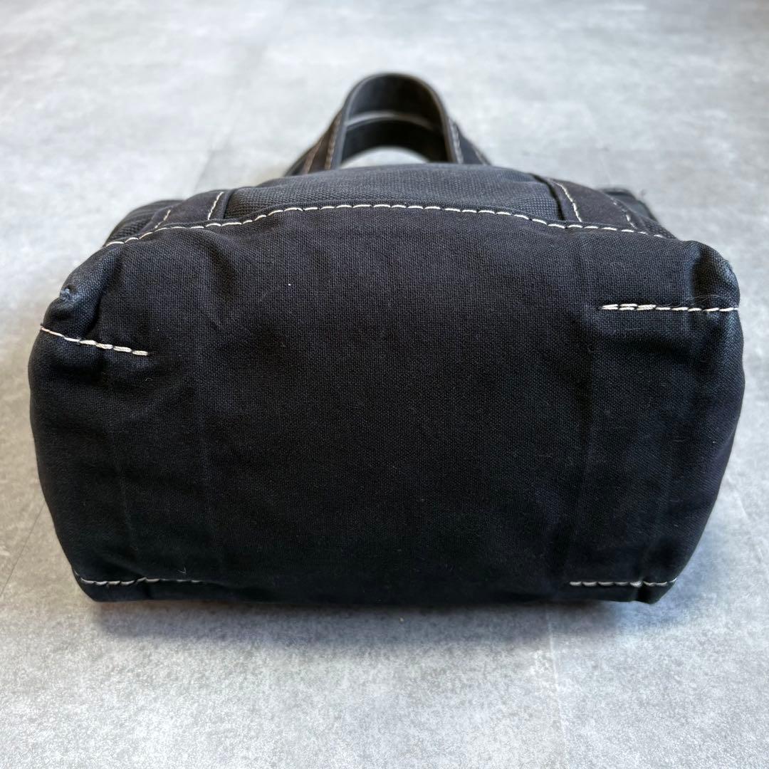 USA製 エルエルビーン トートバッグ スモール 白ステッチ ヴィンテージ 炭黒