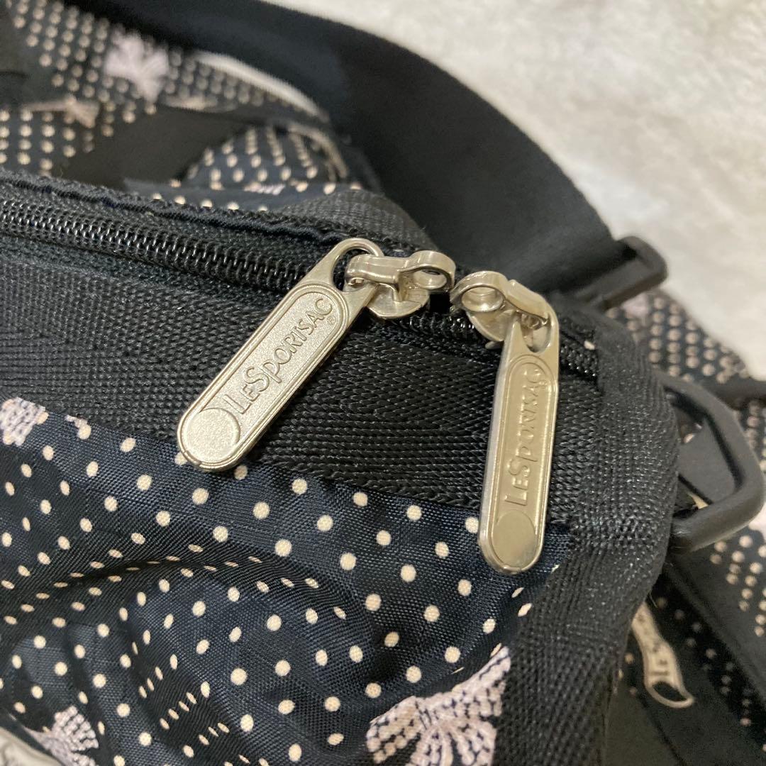 【極美品】LeSportsac レスポートサック ボストンバッグ リボン柄