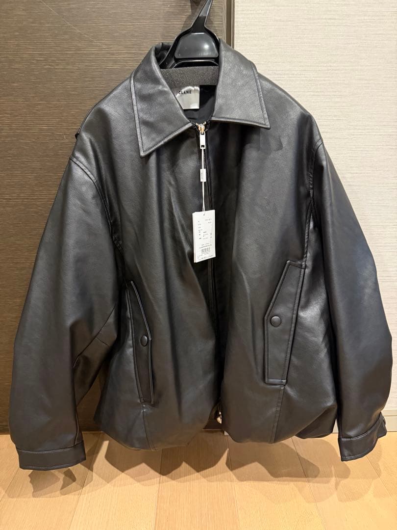 専用です。CLANE FAKE LEATHER BALLOON JACKET