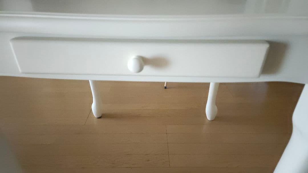 ロココ調 猫脚 ダイニングテーブル 姫系 ホワイト