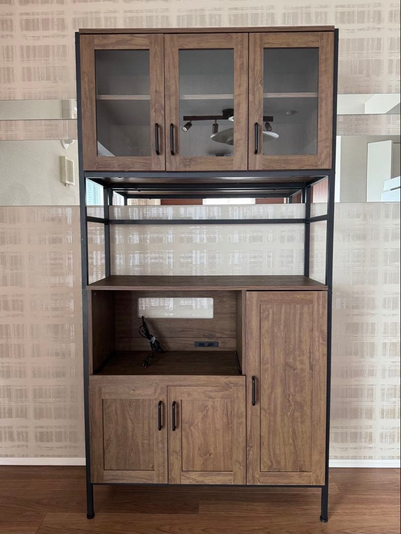 【SHKさま】お洒落で収納力抜群✨ニトリ　ヴィンテージテイスト　キッチンボード