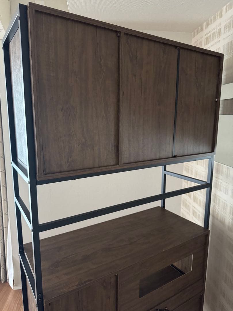 【SHKさま】お洒落で収納力抜群✨ニトリ　ヴィンテージテイスト　キッチンボード