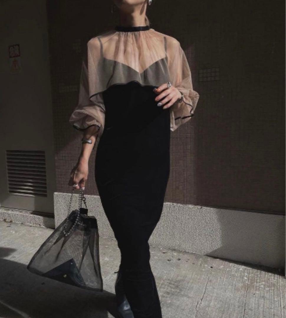 ワンピース Ameri Vintage MANY WAY AIRY VEIL DRESS