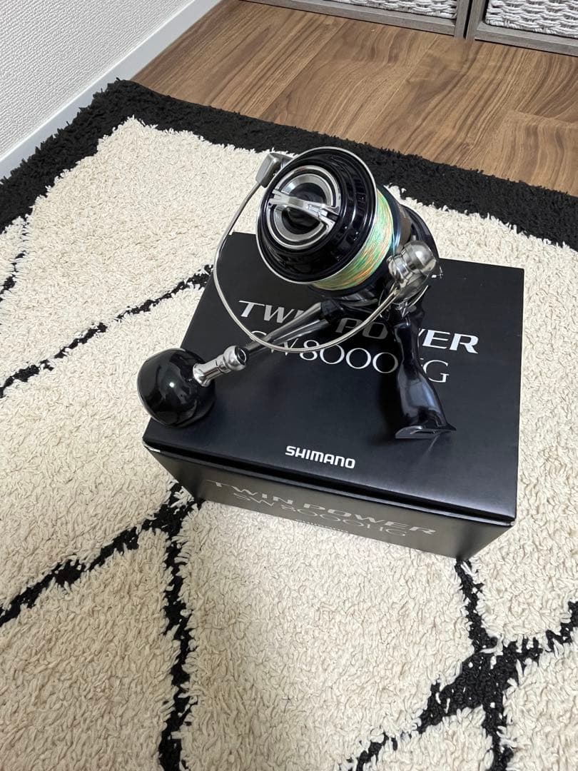 シマノ　ツインパワー　SW８０００HG + 3号ライン 21ツインパワー
