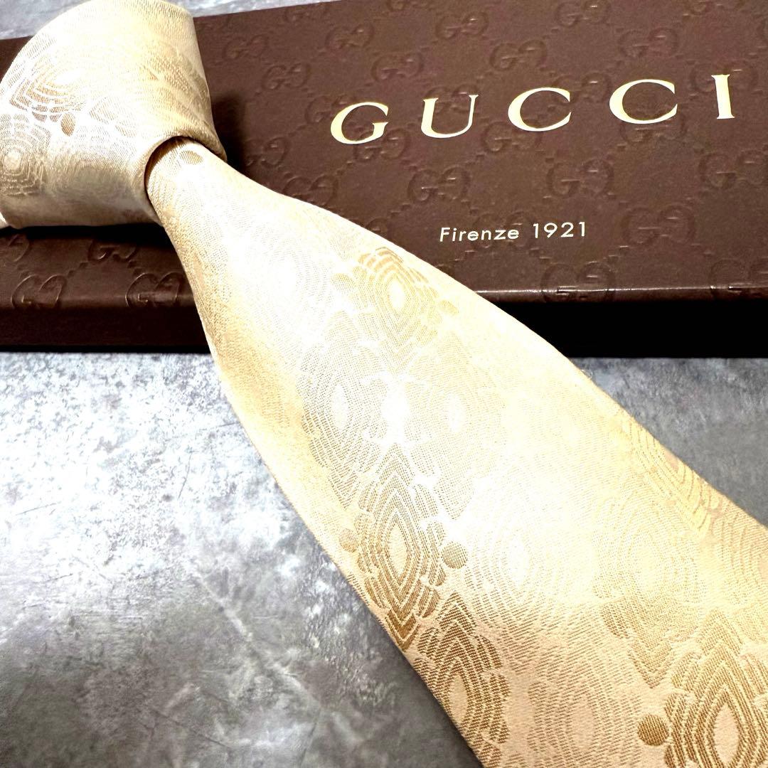【✨極美品✨】GUCCI グッチ ネクタイ ハイブランド シルク 結婚式 式典