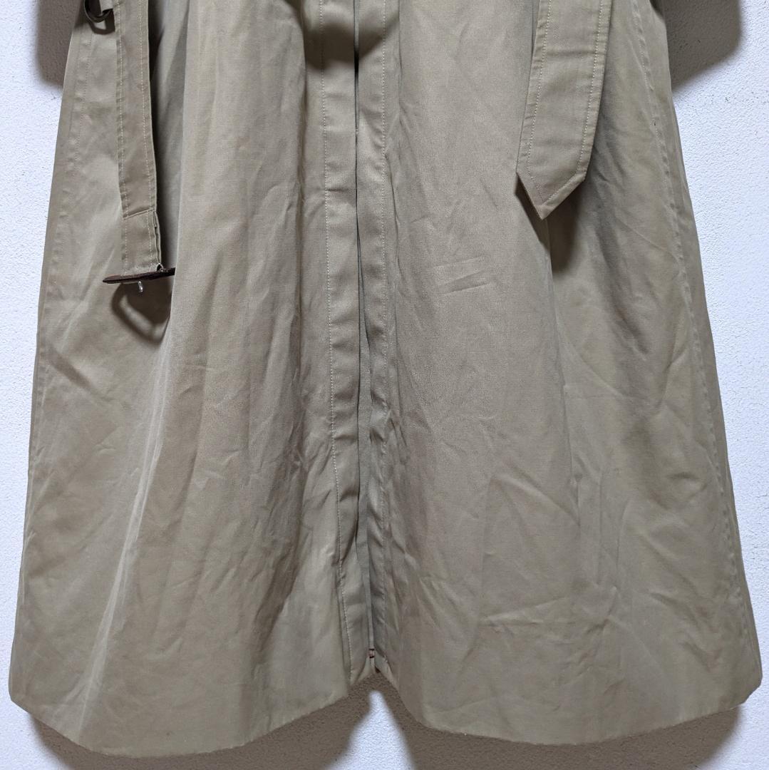 美品 80～90s バーバリー トレンチコート レディース 白タグ ベージュ22