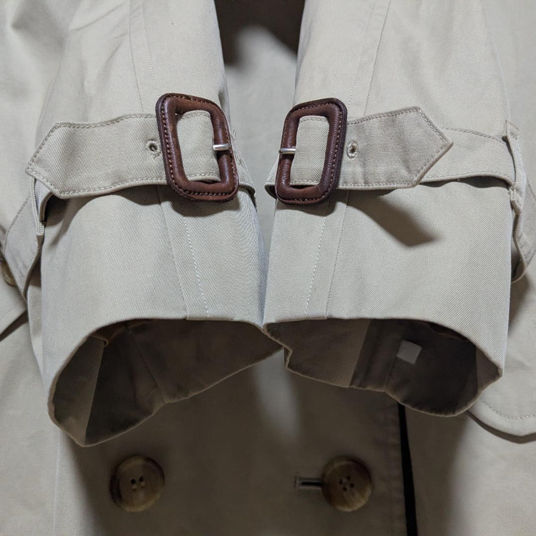 美品 80～90s バーバリー トレンチコート レディース 白タグ ベージュ22