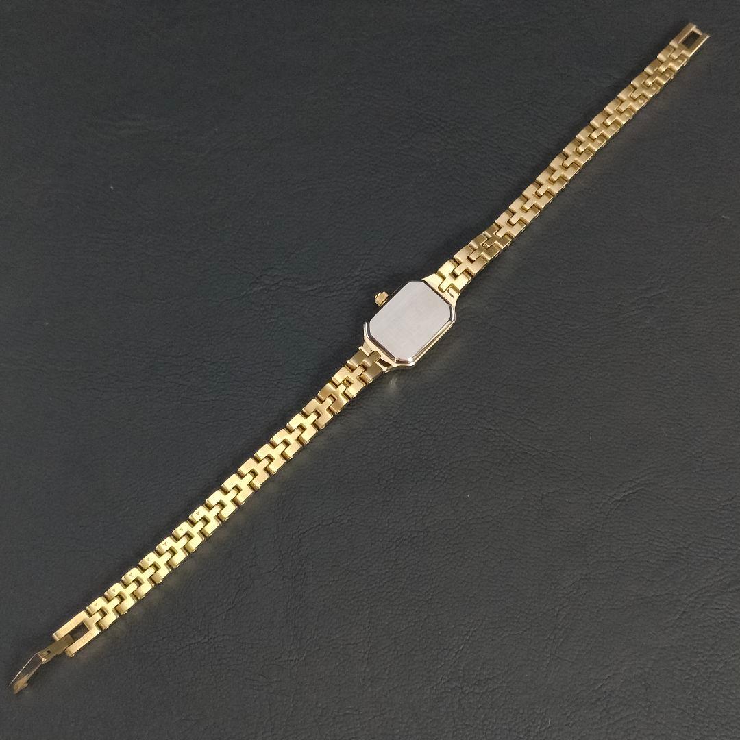 美品　CITIZEN　シチズン　HIROB　ゴールド　スクエア　ソーラー　腕時計