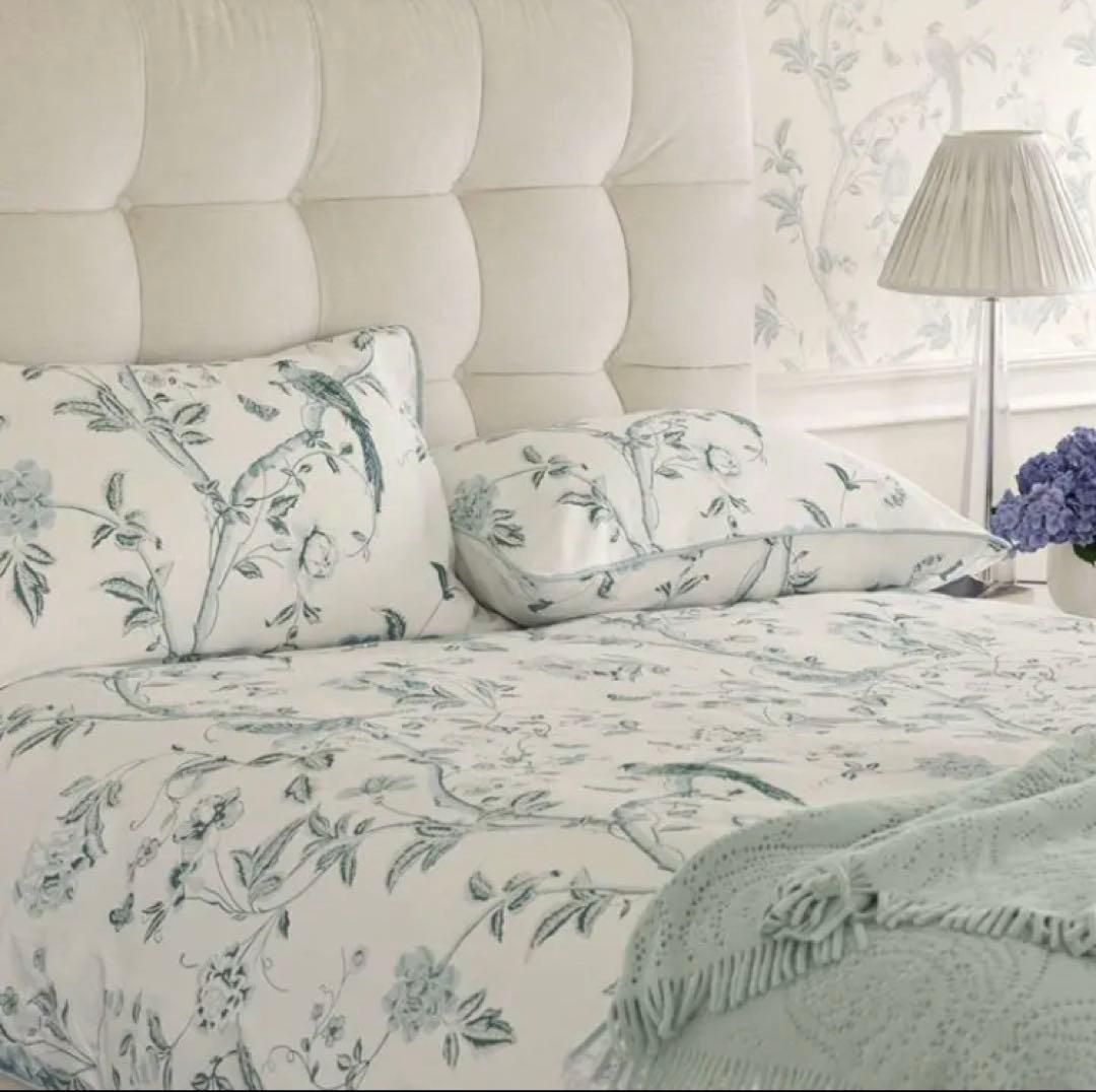 イギリス直輸入　ローラアシュレイ 掛け布団カバー＋枕カバー2枚　新品