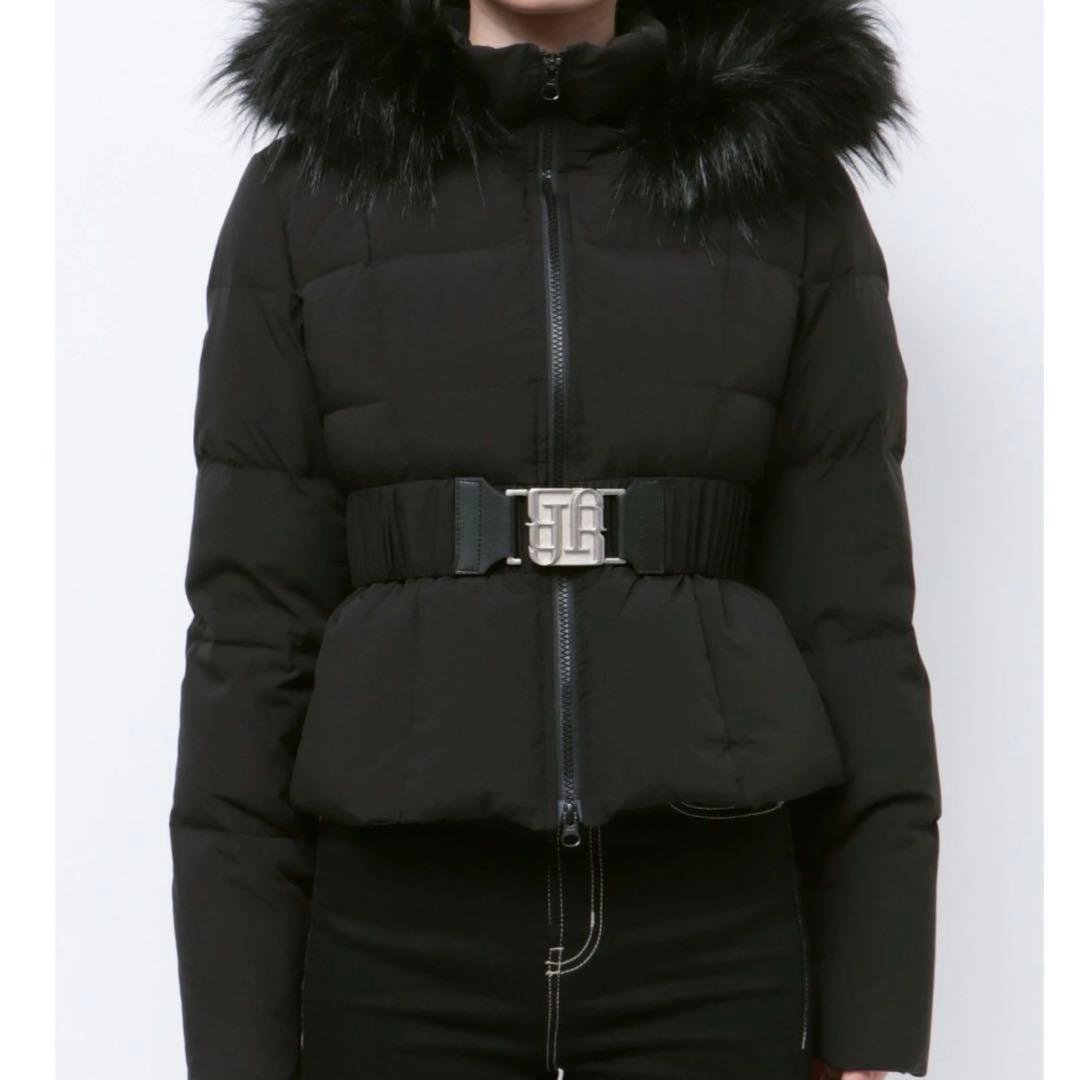 GYDA GYGYベルト付きショートダウンコート