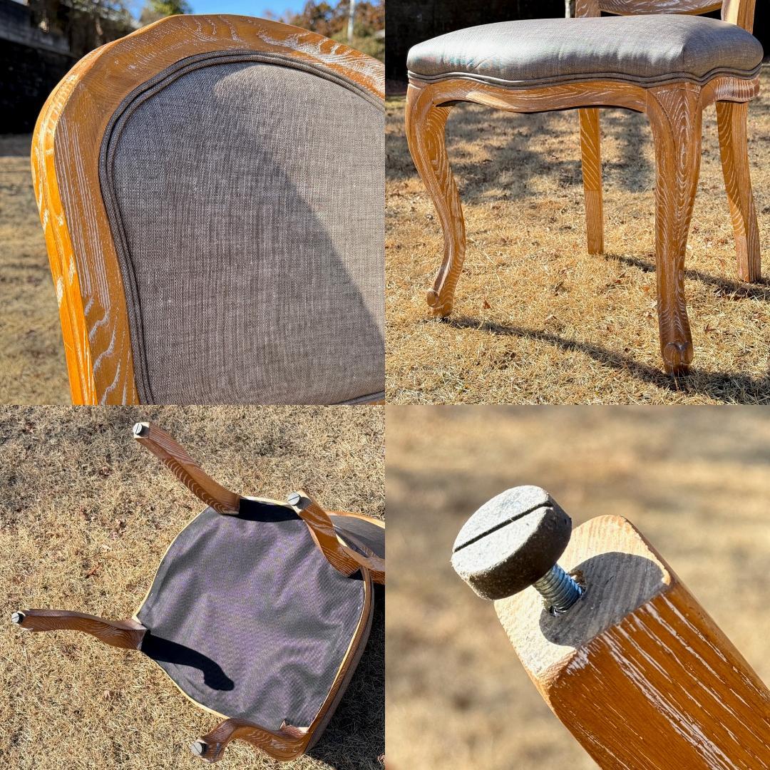 極美品！　LUMINOUS　シャビーシック　サロンチェア　2脚セット