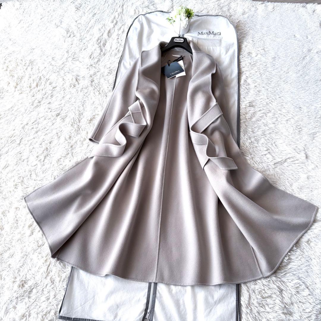 新品タグ付き‼️プレシャス掲載マックスマーラ クチートアマーノダブルフェイスコート