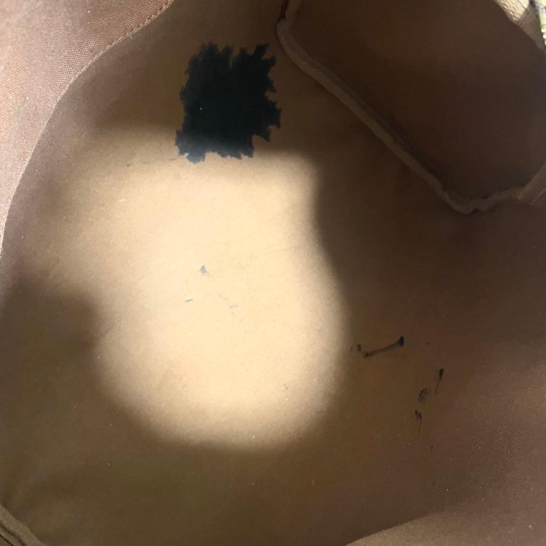 ルイヴィトン　ボストンバッグ　スピーディ35 モノグラム　ブラウン　ヌメ革