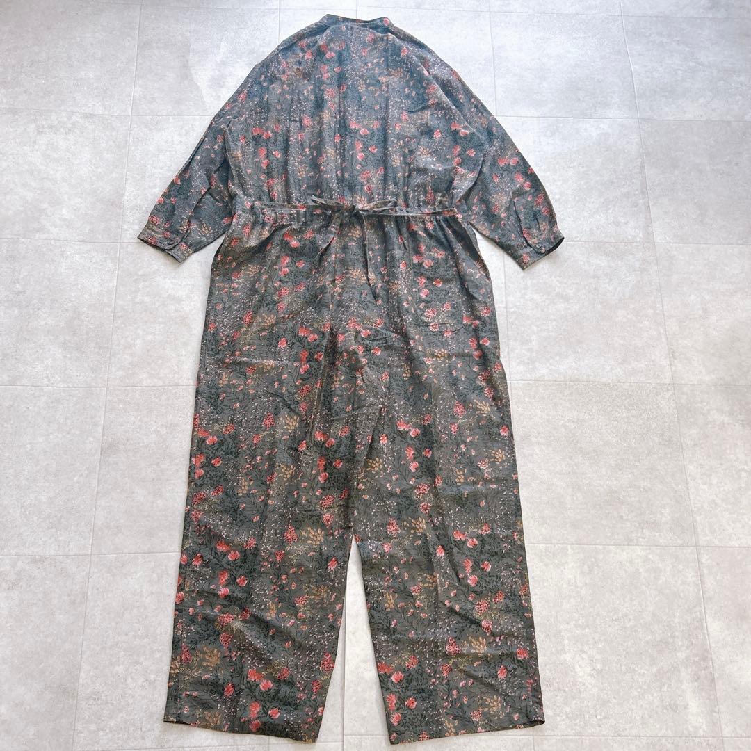 新品タグ付き✨ SOIL ソイル コットンシルクオールインワン 花柄 リボン