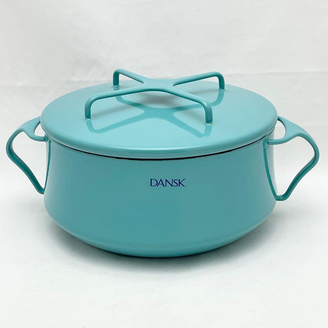 DANSK ダンスク コベンスタイル ホーロー両手鍋 18cm ターコイズ
