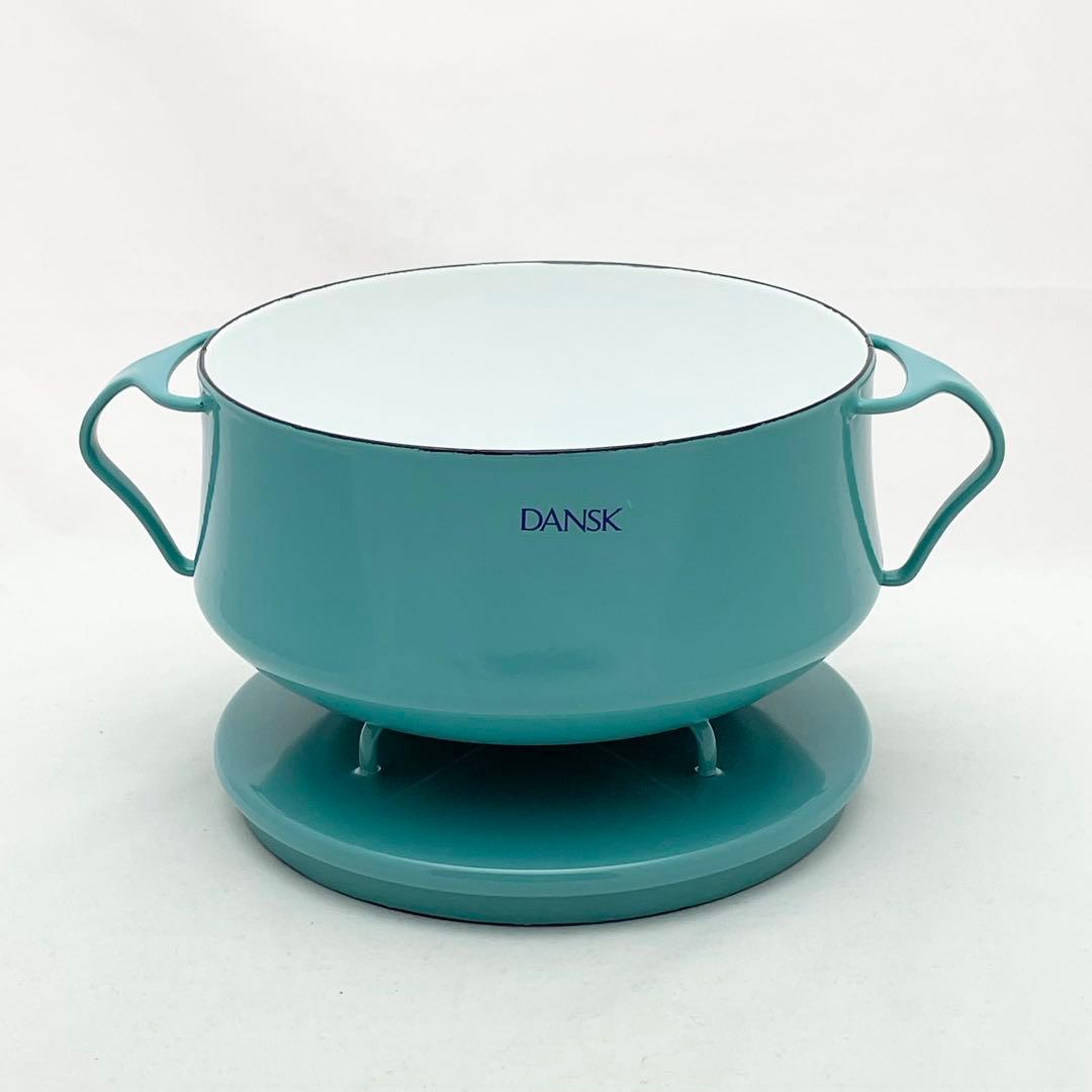 DANSK ダンスク コベンスタイル ホーロー両手鍋 18cm ターコイズ