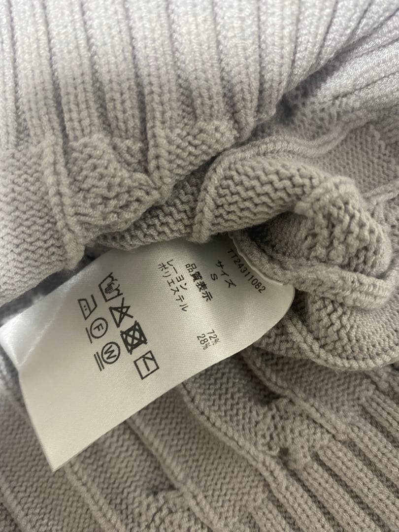 トップス thetoe Herald Short Sleeve Polo Knit