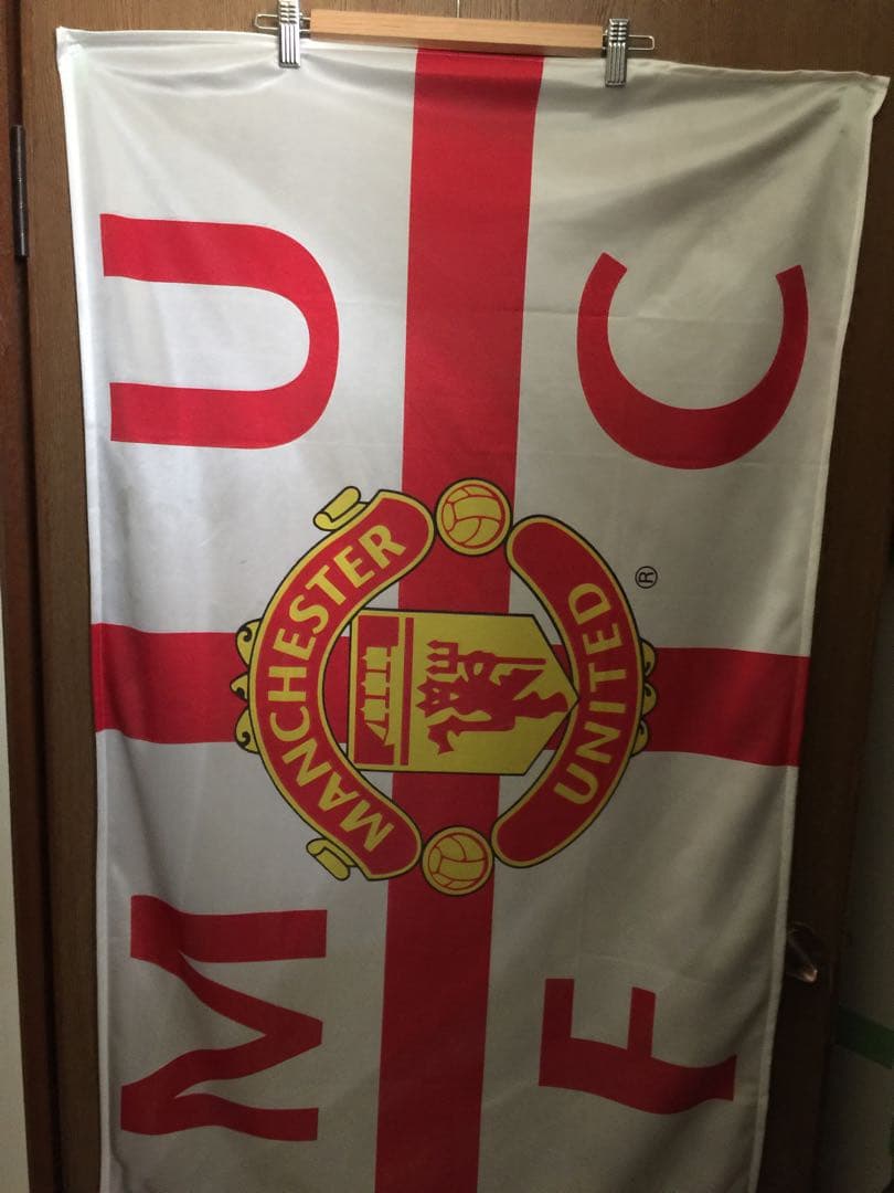 マンチェスターユナイテッド／90’s ヴィンテージ大判フラッグ／オフィシャル
