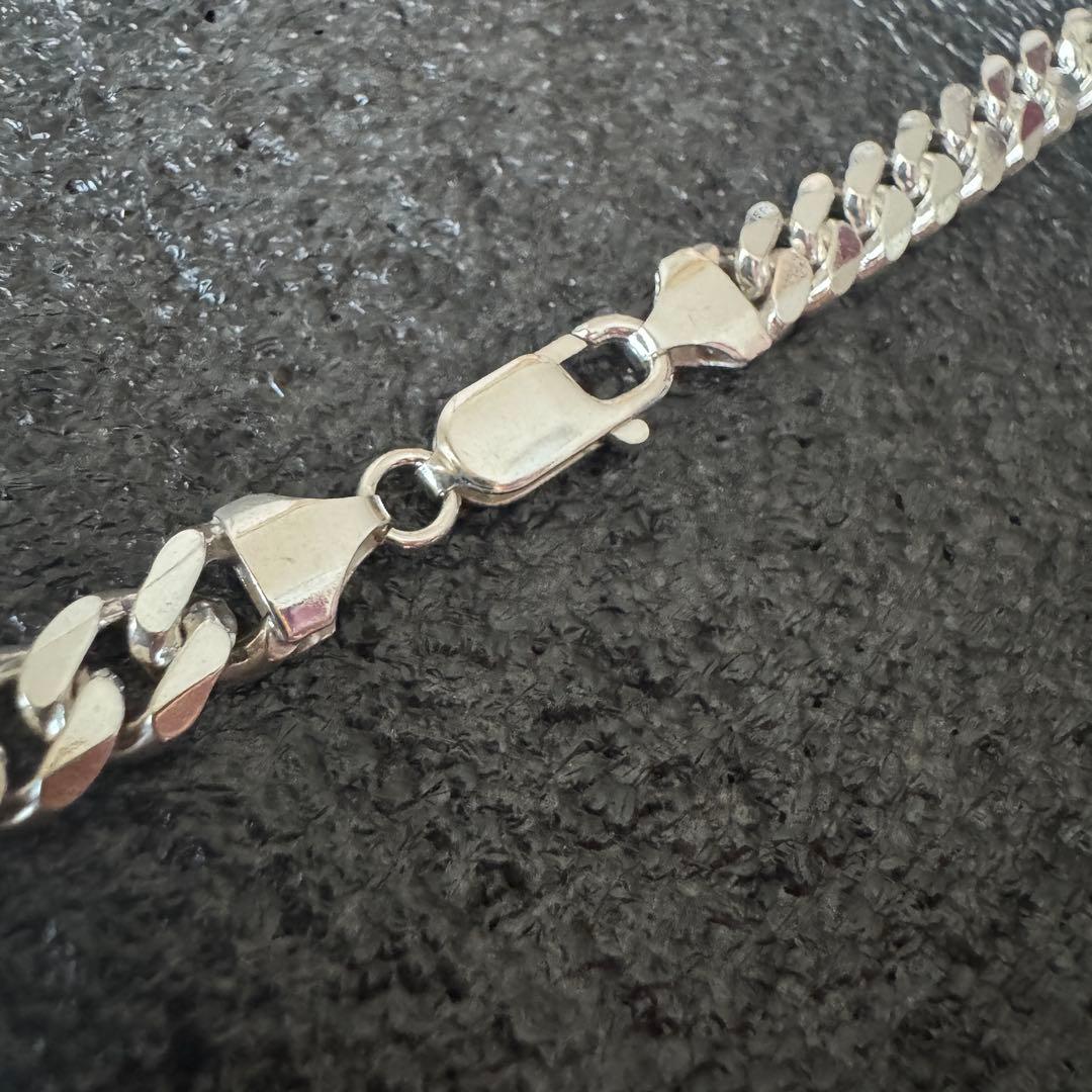 残り1点 50cm 42g スターリングシルバー925　6面カット 喜平 刻印