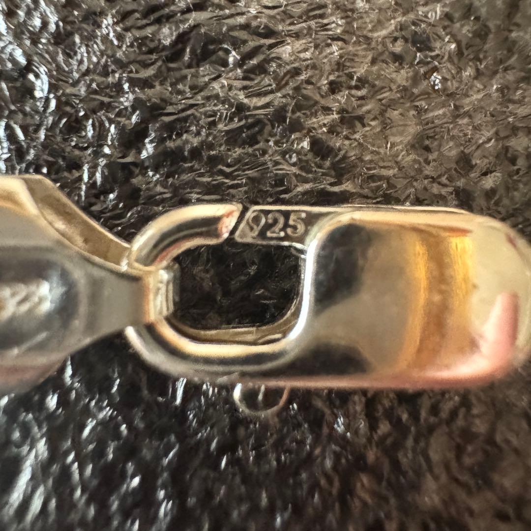 残り1点 50cm 42g スターリングシルバー925　6面カット 喜平 刻印