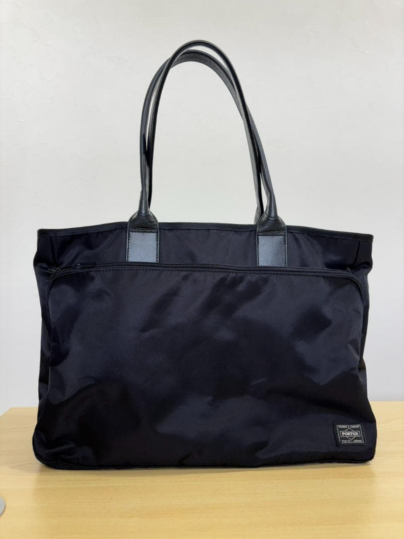 PORTER タイム トートバッグ 吉田カバン ブラック A4、PC収納可