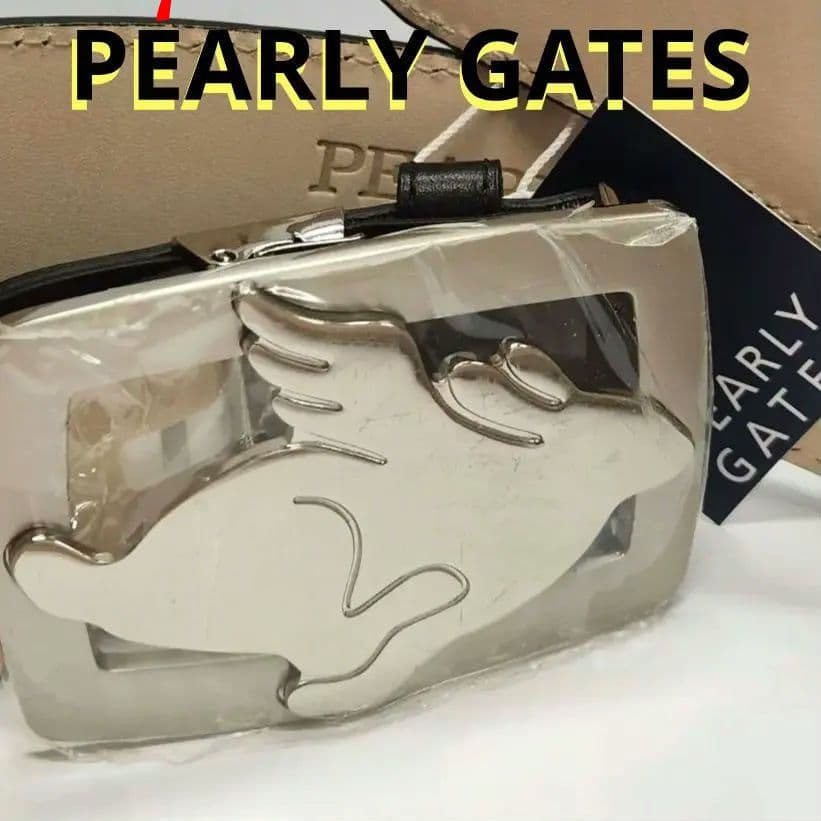 PEARLY GATES　未使用　タグ付　ブラック　ベルト　フライングラビット