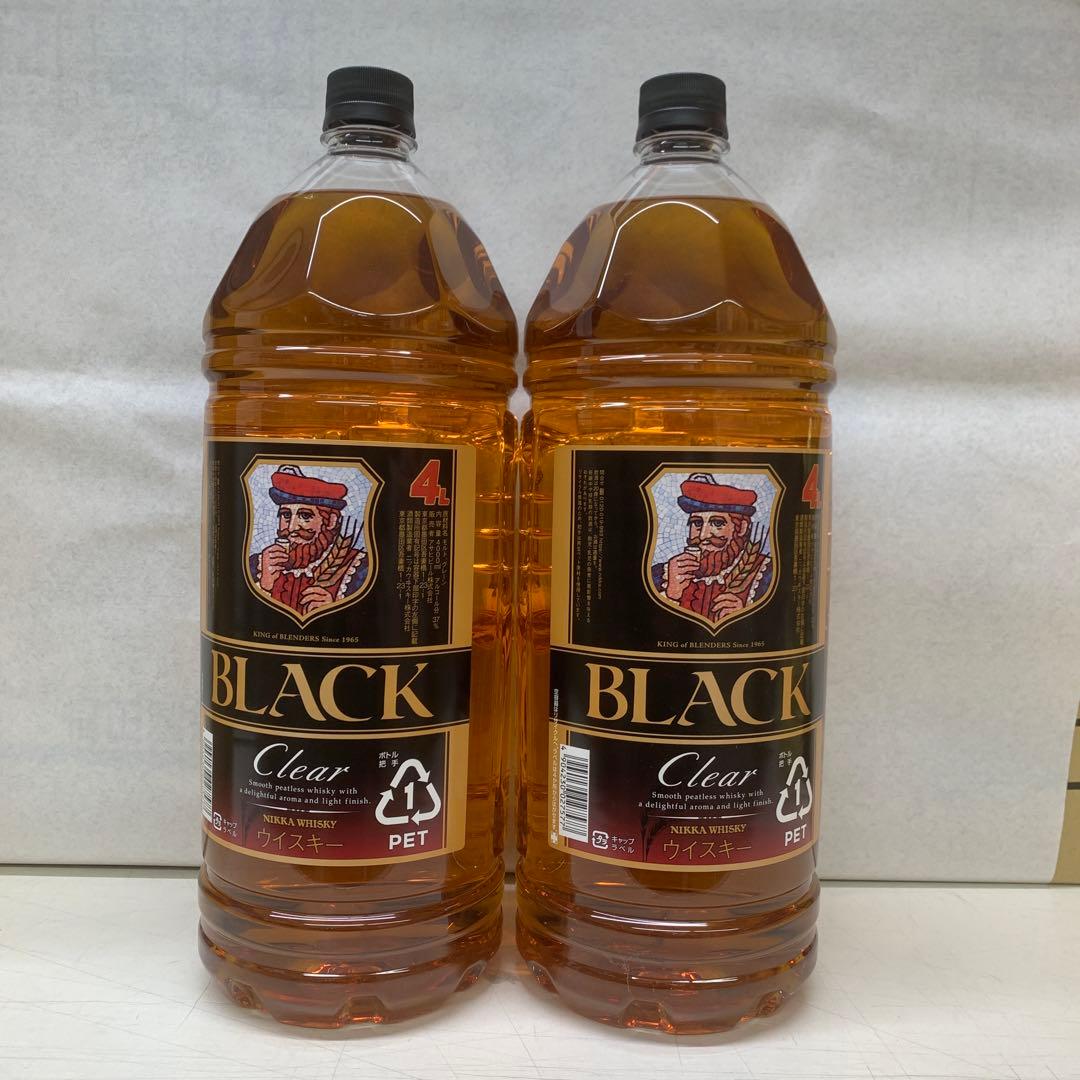 NIKKA BLACK Clear ウイスキー 4L 2本