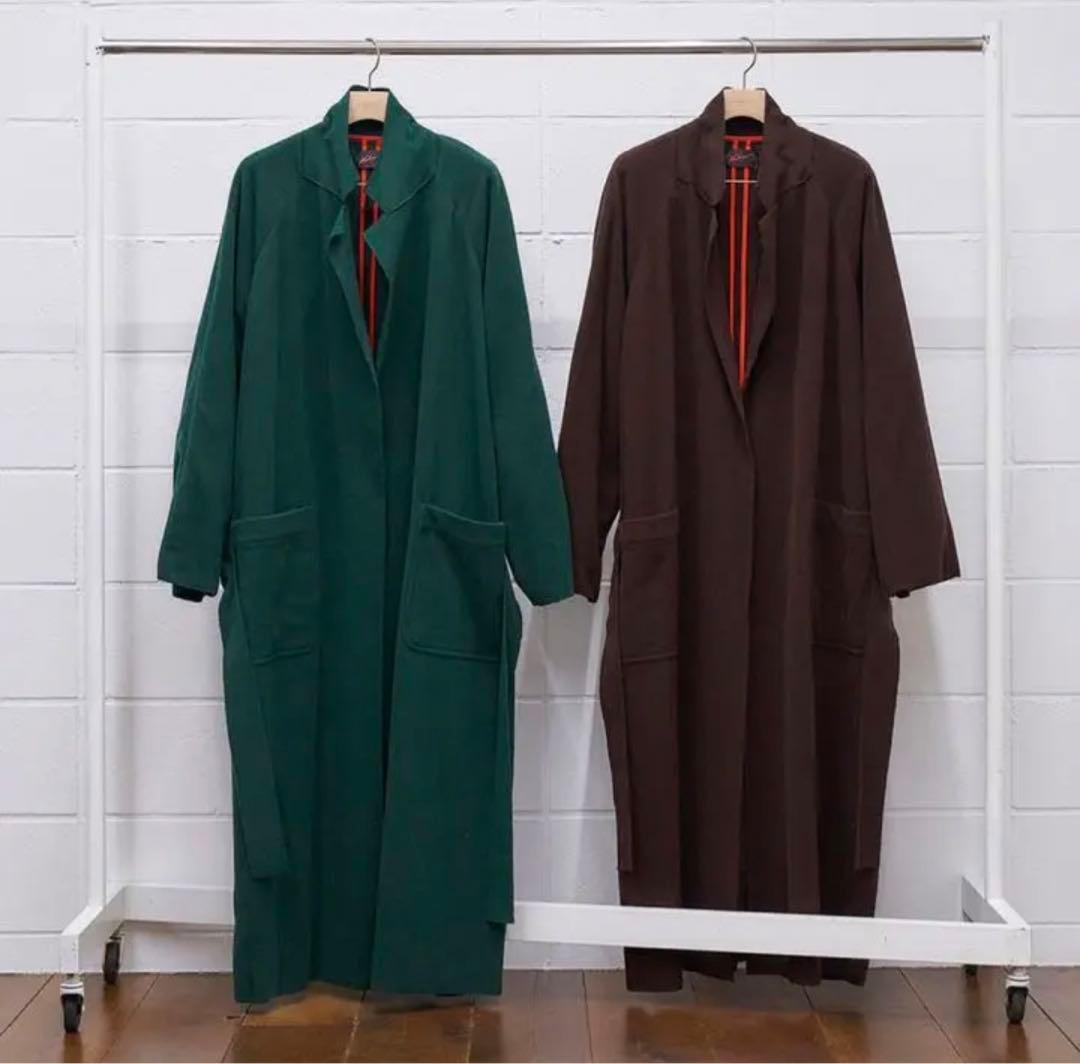 UNUSED × NIUKU WOOL GOWN COAT